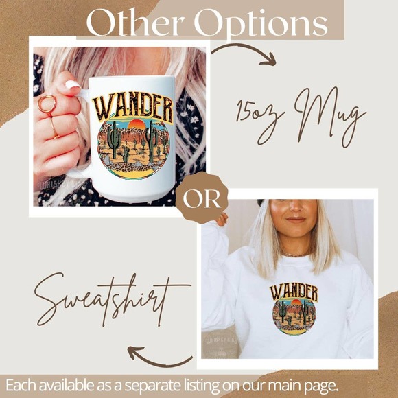 WANDER Handmade Sublimated Graphic Tank Top - Picture 7 of 10